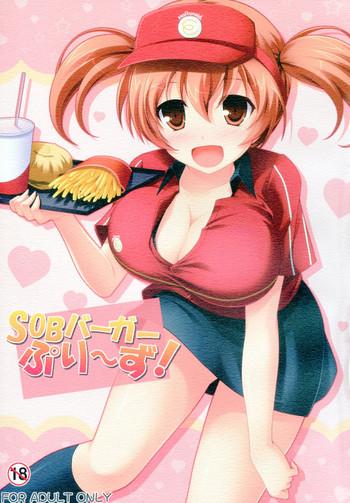 Big breasts SOB Burger Please!- Hataraku maou-sama hentai Titty Fuck