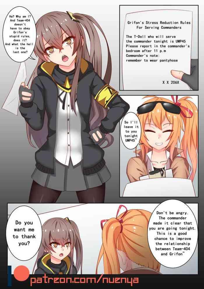 Amateur One night with UMP45- Girls frontline hentai Egg Vibrator