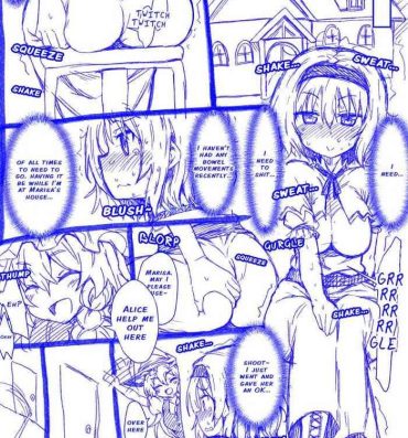 Indonesia Alice and Marisa's Smelly Kiss- Touhou project hentai Bhabi