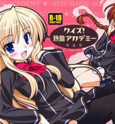 Hotporn Quiz! Nekketsu Academy- Quiz magic academy hentai No Condom